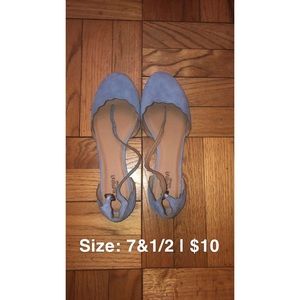 spring clean out • shoes • light blue flats